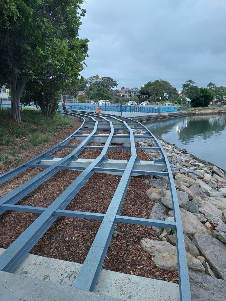 Walkway install